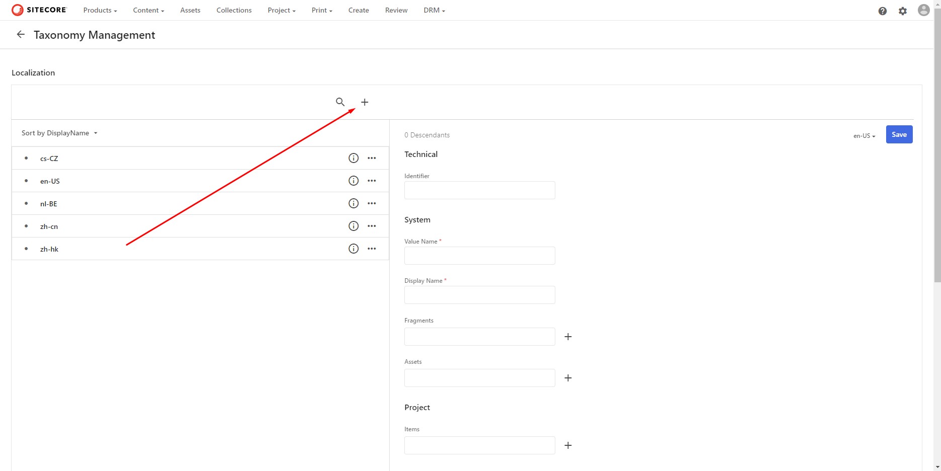 Adding new localization to M.Localization taxonomy.